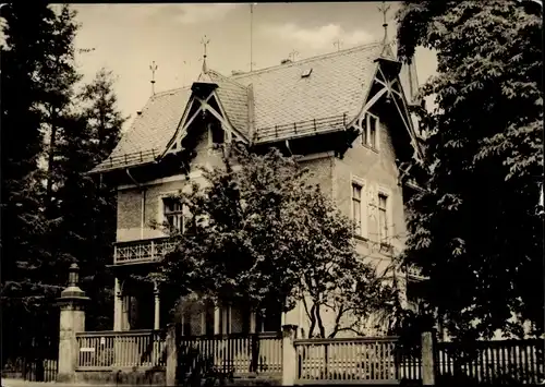 Ak Grünhain Beierfeld im Erzgebirge Sachsen, Erholungsheim