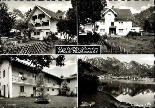 Ak Füssen im Ostallgäu, Pension Haus Rübezahl