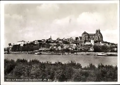 Ak Breisach am Oberrhein, Stephansmünster, Panorama