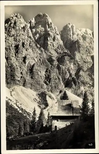 Ak Kranjska Gora Kronau Slowenien, Koča na Gozdu, Prisank