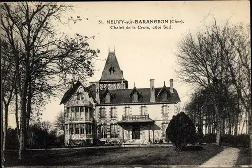 Ak Neuvy sur Barangeon Cher, Chalet de la Croix