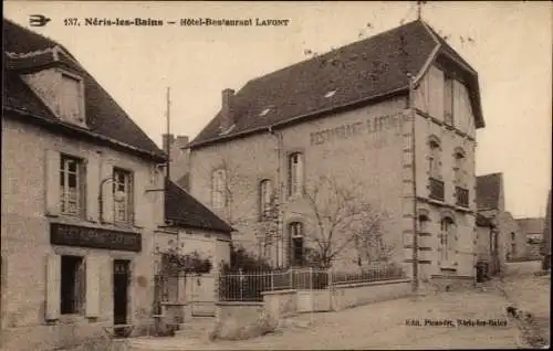 Ak Néris les Bains Allier, Hotel Restaurant Lafont