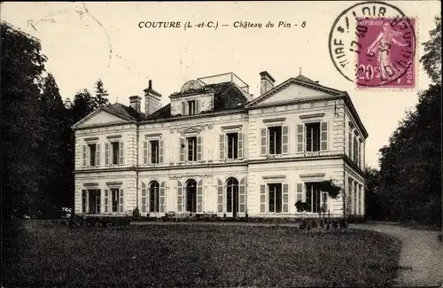 Ak Couture Loir et Cher, Chateau du Pin
