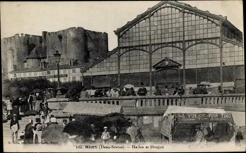 Ak Niort Deux Sèvres, Halles et Donjon, marché