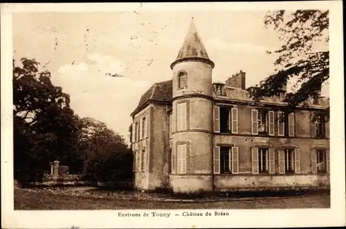 Ak Villiers-Saint-Benoît Yonne, Chateau du Breau