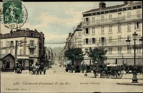 Ak Clermont Ferrand Puy de Dôme, Avenue Charras