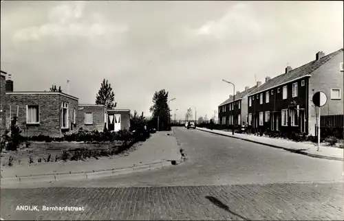 Ak Andijk Medemblik Nordholland Niederlande, Bernhardstraat