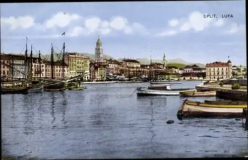 Ak Split Spalato Kroatien, Luka, Hafen
