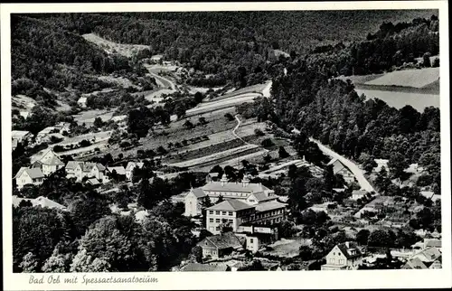 Ak Bad Orb Spessart, Spessartsanatorium, Fliegeraufnahme