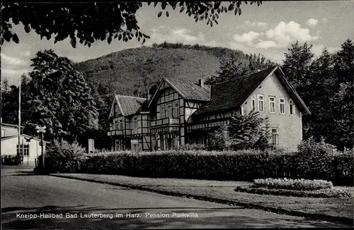 Ak Bad Lauterberg im Harz, Pension Parkvilla