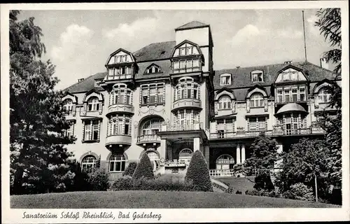 Ak Bad Godesberg Bonn am Rhein, Sanatorium, Schloss Rheinblick