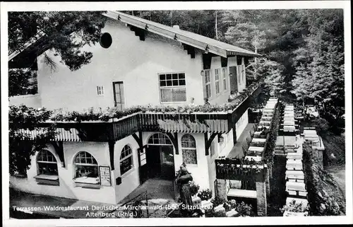 Ak Altenberg Odenthal Bergisches Land, Terrassen Waldrestaurant, Dt. Märchenwald