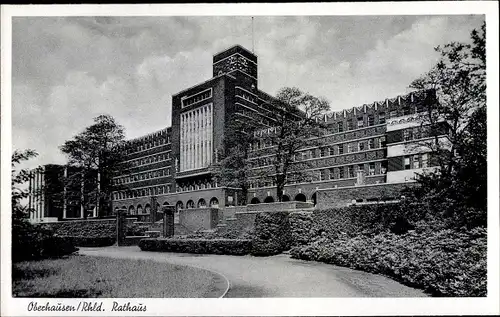 Ak Oberhausen im Ruhrgebiet, Rathaus
