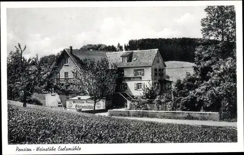 Ak Fürth im Odenwald, Pension, Weinstube Eselsmühle