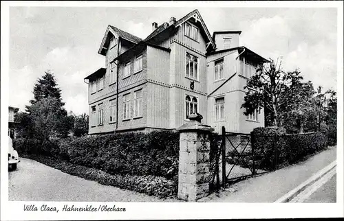 Ak Hahnenklee Bockswiese Goslar im Harz, Villa Clara