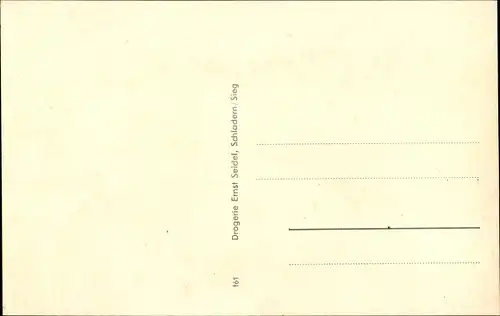 Ak Schladern Windeck an der Sieg, D. R. K. Müttergenesungsheim Haus Schöneck