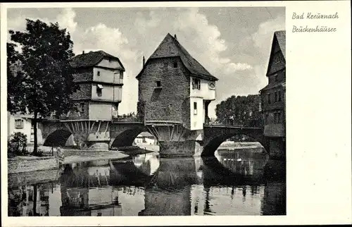 Ak Bad Kreuznach in Rheinland Pfalz, Brückenhäuser