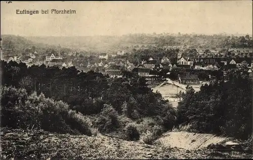 Ak Eutingen an der Enz Pforzheim Baden Württemberg, Gesamtansicht