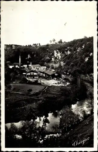 Ak Chateauponsac Haute Vienne, Usine, Sägewerk