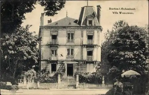 Ak Bourbon l'Archambault Allier, Villa Wasilewski