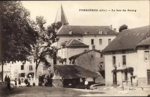 Ak Ferrières sur Sichon Allier, Le bas du Bourg