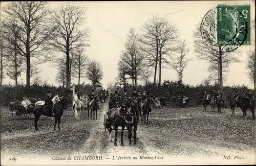 Ak Chambord Loir et Cher, Chasses, Rendez Vous