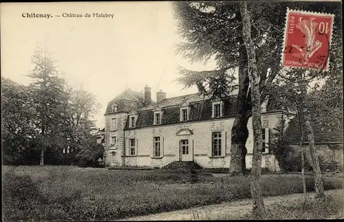 Ak Chitenay Loir et Cher, Chateau de Malabry