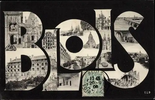 Buchstaben Ak Blois Loir et Cher, Attractions touristiques
