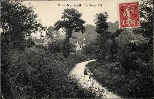 Ak Nanteuil les Meaux Seine et Marne, Le Grand Val