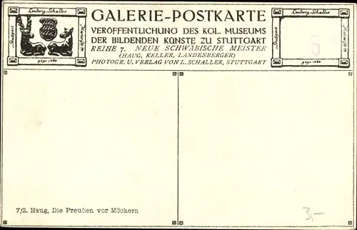 Künstler Ak Haug, Die Preußen vor Möckern, Schlachtenszene, 1813