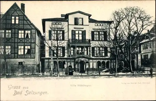 Ak Bad Salzungen im Wartburgkreis, Villa Hüttlinger, Außenansicht