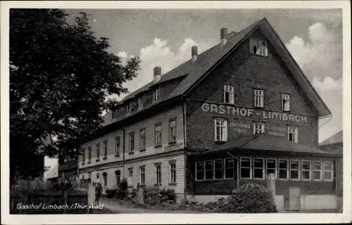 Ak Limbach Neuhaus am Rennweg Thüringen, Gasthof Limbach