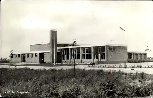 Ak Andijk Medemblik Nordholland Niederlande, Dorpshuis