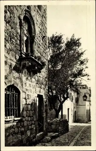 Ak Rab Arbe Kroatien, Stadtpartie, Häuser