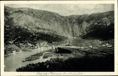 Ak Rijeka Fiume Kroatien, Gesamtansicht