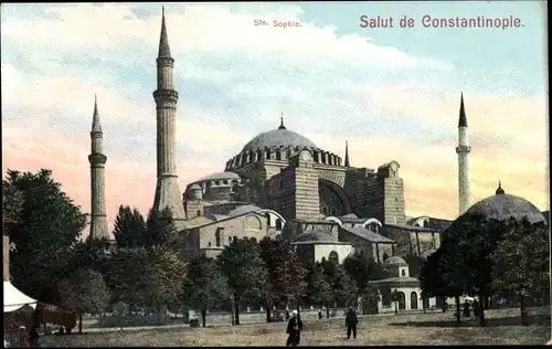 Ak Konstantinopel Istanbul Türkei, Sainte Sophie Moschee