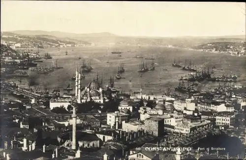Ak Konstantinopel Istanbul Türkei, Port et Bosphore