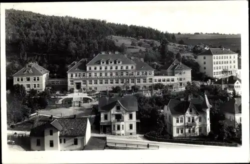 Ak Lázně Luhačovice Bad Luhatschowitz Reg. Zlin, Erholungsheim Arco und Morava