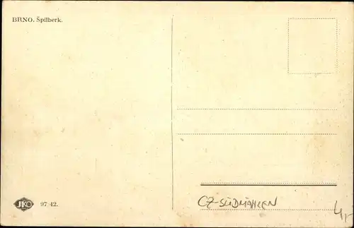 Ak Brno Brünn Südmähren, Spilberk, Festung Spiegelberg