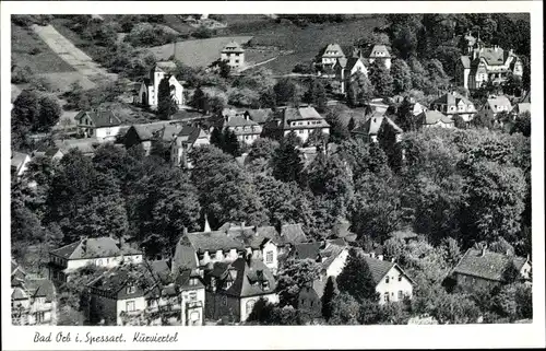 Ak Bad Orb in Hessen, Kurviertel, Vogelschau