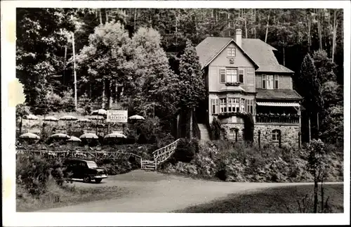 Ak Bad Orb Spessart, Cafe Jagdhaus Haselruh, Inh. Heinz Stahr