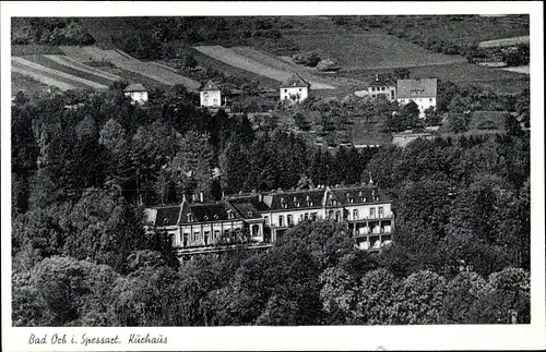 Ak Bad Orb in Hessen, Kurhaus, Vogelschau