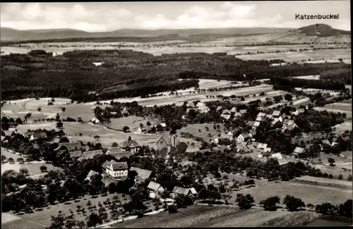 Ak Weisbach Waldbrunn im Odenwald, Panorama, Katzenbuckel