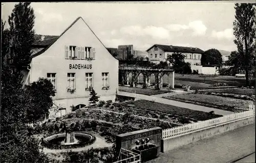 Ak Bad Hönningen am Rhein, Badehaus