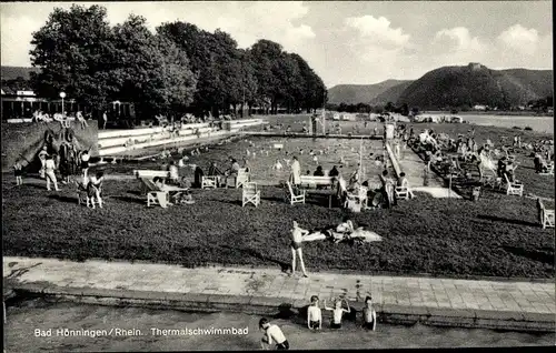 Ak Bad Hönningen am Rhein, Thermalschwimmbad