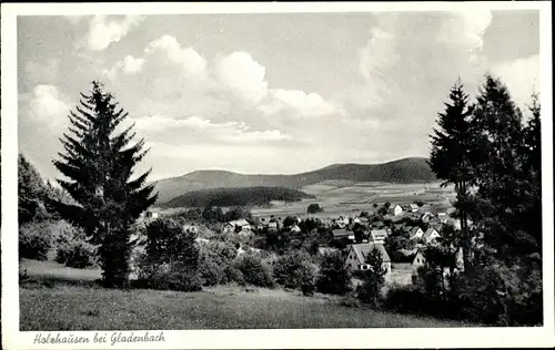 Ak Holzhausen Dautphetal Hessen, Panorama
