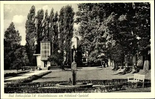 Ak Bad Rothenfelde am Teutoburger Wald, Kinderbrunnen, Wittekind Sprudel