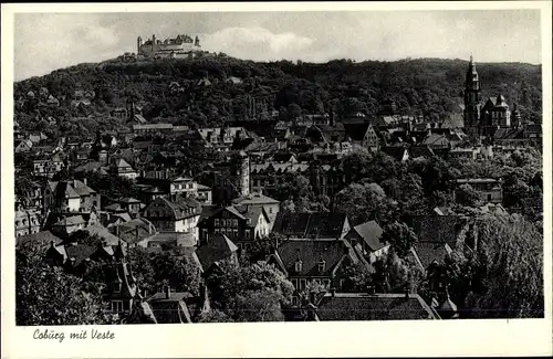 Ak Coburg in Oberfranken, Panorama, Veste