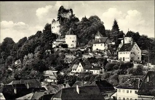 Ak Pappenheim im Altmühltal Mittelfranken, Burg