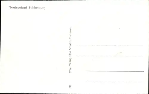 Ak Sahlenburg Cuxhaven in Niedersachsen, Strand, Wattwagen, Campingplatz